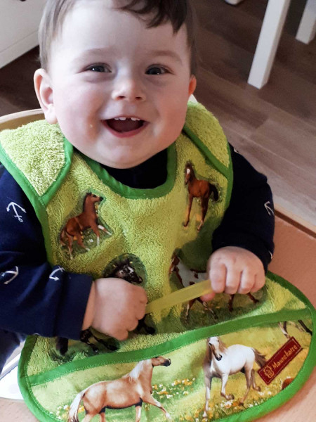 Lätzchen nähen Freebie zum Downloaden