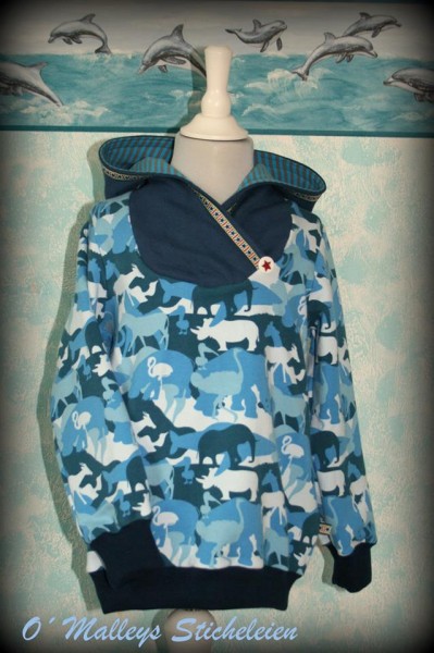 Serena, Kinder-Hoodie, Schnittmuster