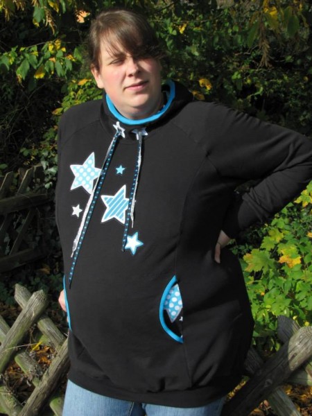 Big Lady Comet, Plus-Size-Hoodie, Schnittmuster