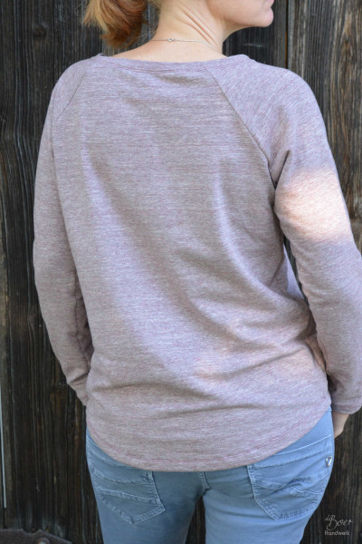 Lady Mary, Damen-Raglanshirt und Pulli, Schnittmuster