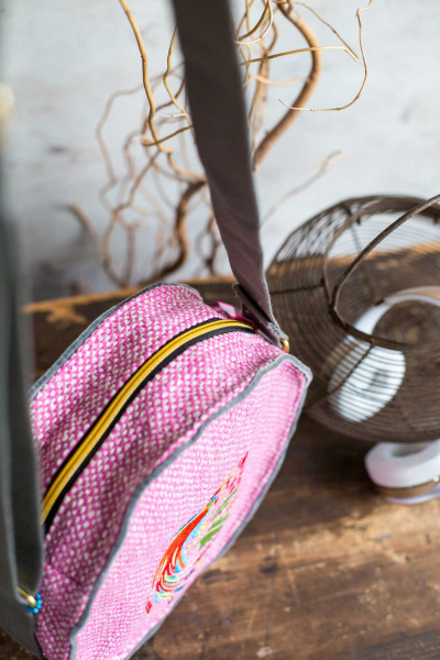 Ebook Schnittmuster runde Handtasche mit umlaufenden Taschengurt