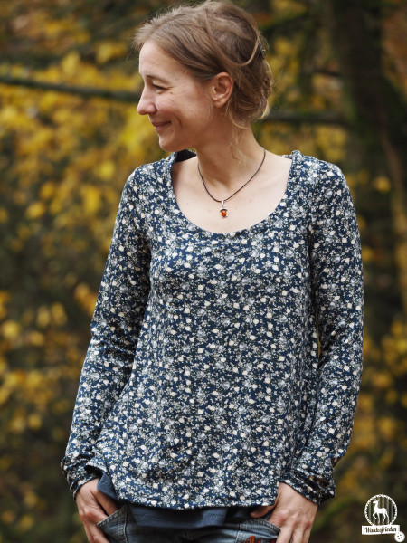Lady Fleur, Damenshirt, miaLuna Schnittmuster