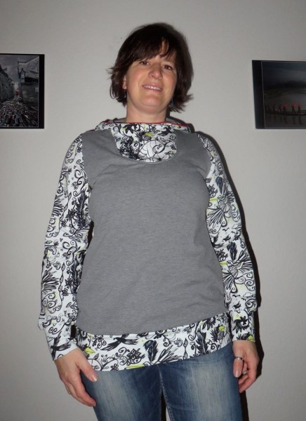 Lady Serena, Damen-Hoodie, Schnittmuster