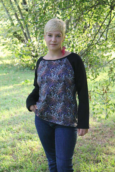 Lady Mary, Damen-Raglanshirt und Pulli, Schnittmuster