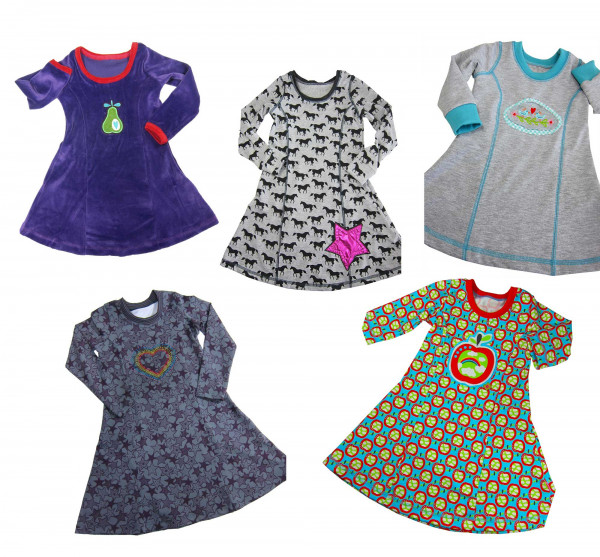 KIARA, Kleid und Longshirt, Schnittmuster