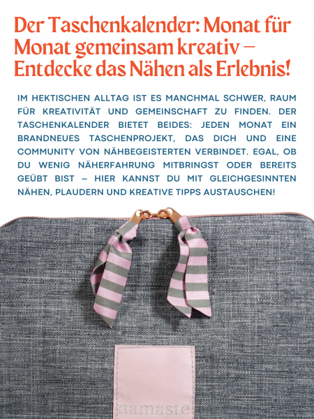 Taschenkalender 2025, Sei dabei!