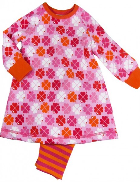 Raglanärmel Jerseykleid