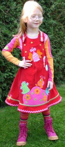 GESKE, Kinder-Trägerkleid, Schnittmuster