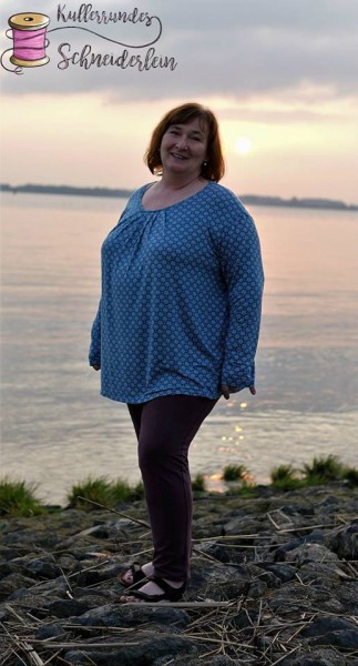 Big Lady Leana, Plus-Size-Damenshirt, Schnittmuster