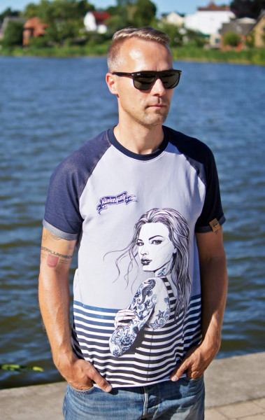 Mister Raglan, Herrenshirt mit Raglanärmeln, Schnittmuster