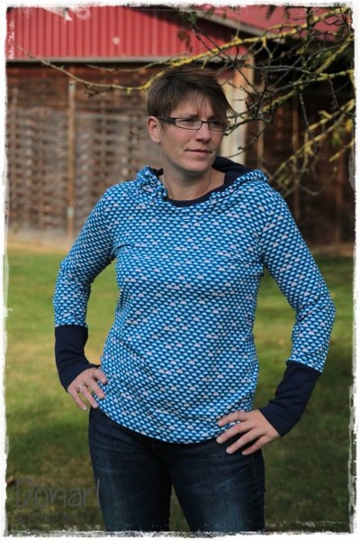 Damenshirt Schnittmuster mit langen Bündchen