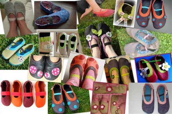 Ebook Schnittmuster Ballerinapuschen für Kids und Erwachsene