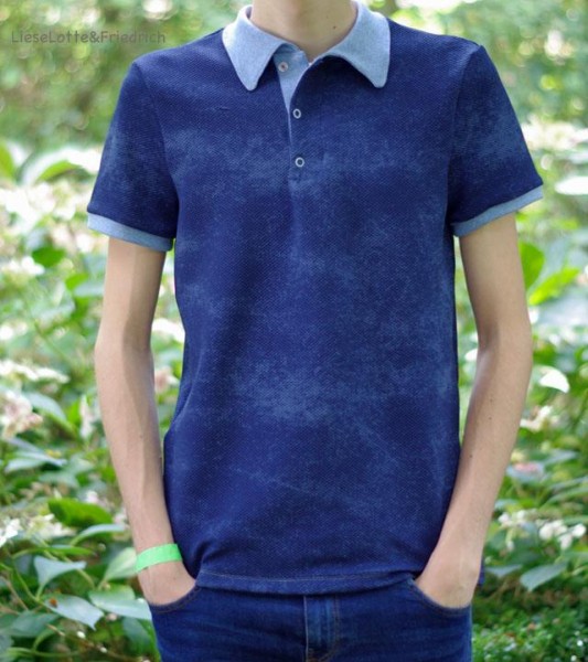 Poloshirt Monsieur Polo, Schnittmuster