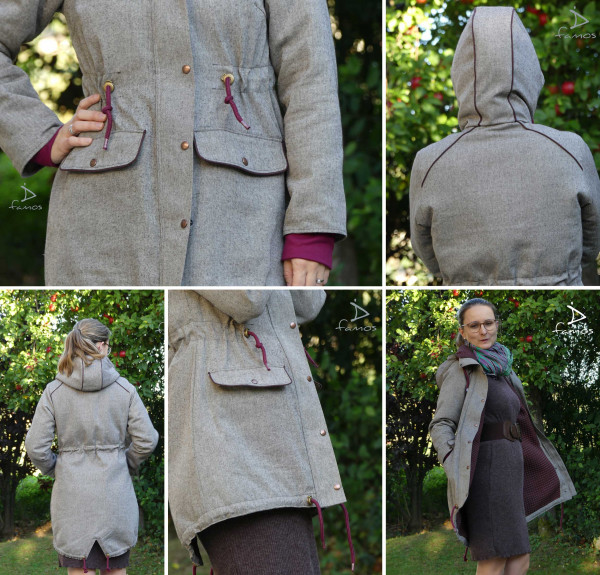 Lady Neve, Damenparka, miaLuna Schnittmuster