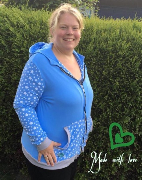 Big Lady Sky, Sweatjacke, Schnittmuster