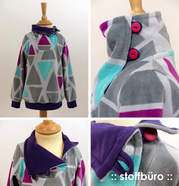 Serena, Kinder-Hoodie, Schnittmuster