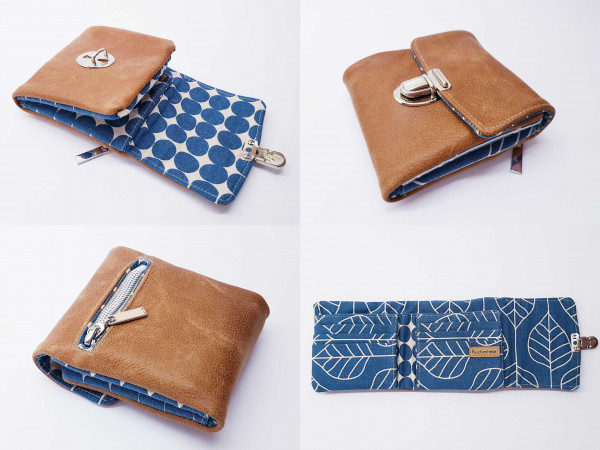 Portemonnaie aus Kunstleder nähen