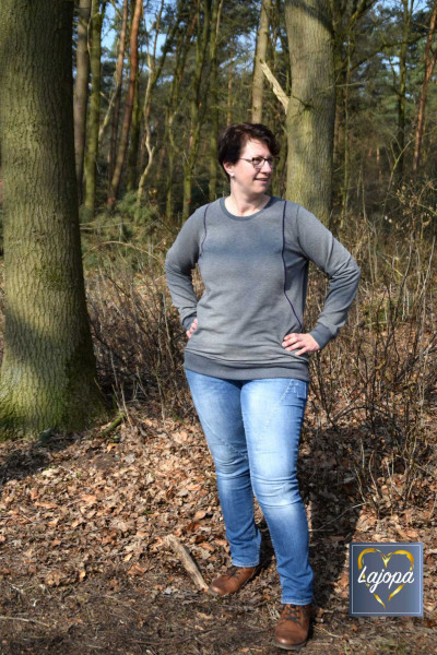 Big Lady Ruby, Plus-Size-Sweatshirt, Schnittmuster