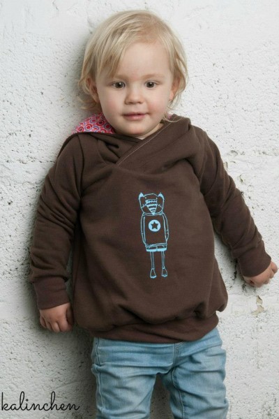 Serena, Kinder-Hoodie, Schnittmuster