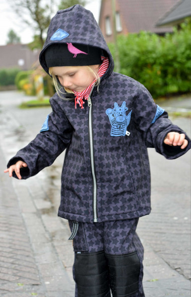 QUINN, Softshelljacke, Schnittmuster