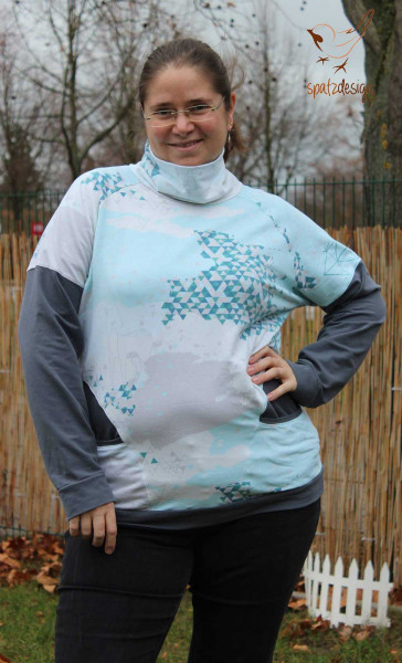 Paula XL, Plus-Size-Raglanjacke, Schnittmuster