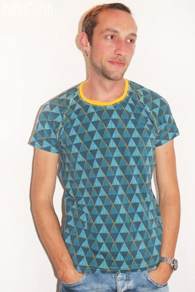 Kurzarm-Herrenshirt nähen - Mister Raglan von Mialuna