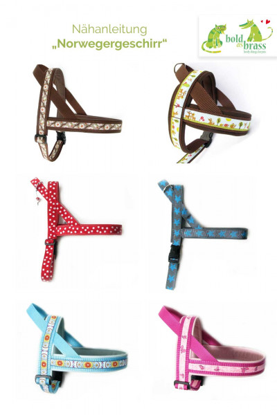 Hundegeschirr selber nähen - Anleitung und Maßtabelle für alle Hunderassen