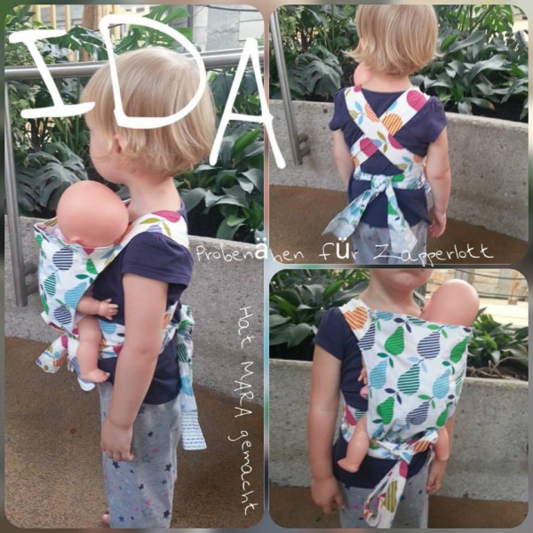 Puppentrage für Kinder zum Binden