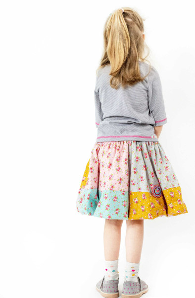 Ballonrock Patchrock Mädchen Gr. 98 - 164