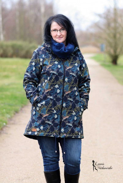 Lady Cadiz, Damenparka - Softshelljacke, Schnittmuster mialuna