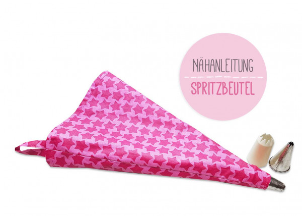Nähanleitung Spritzbeutel, waschbar aus beschichteter Baumwolle