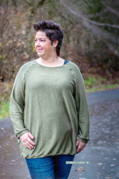 Big Lady Mary, Plus-Size-Raglanshirt - Pulli, Schnittmuster