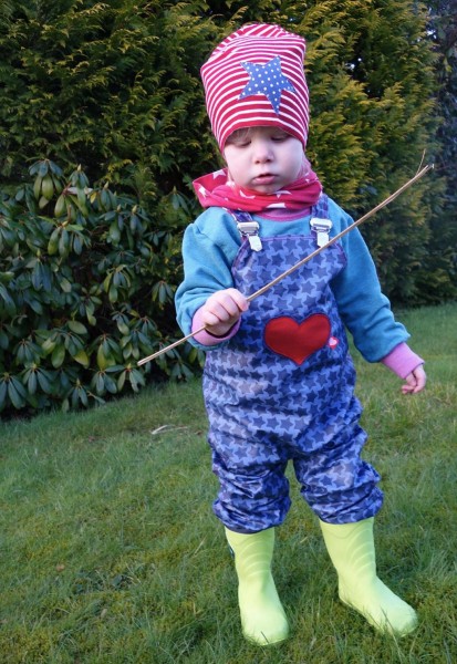 Strampelhose/Trägerhose, Klimperklein, Schnittmuster