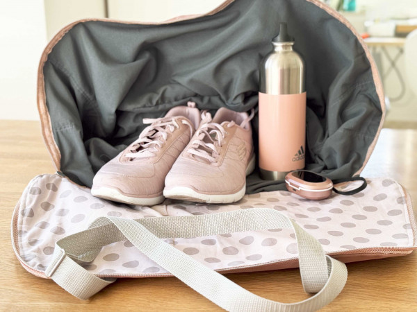 Das Nassfach der VarioFit Sporttasche