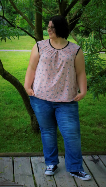 Big Lady Leana, Plus-Size-Damenshirt, Schnittmuster