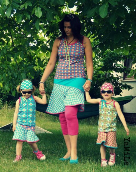 Lady Kenya, Damen-Jerseyrock, Schnittmuster