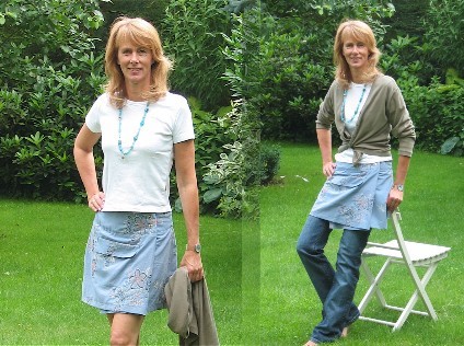 AMRUM, Wickelrock / Top, Papierschnittmuster