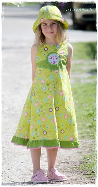 UNIQUE, Festtagskleid, Schnittmuster