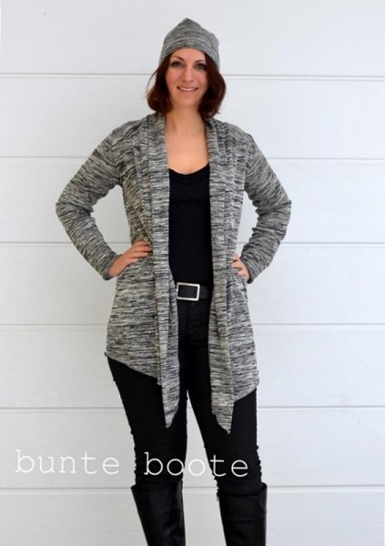 Ana, Damen-Strickjacke, Schnittmuster