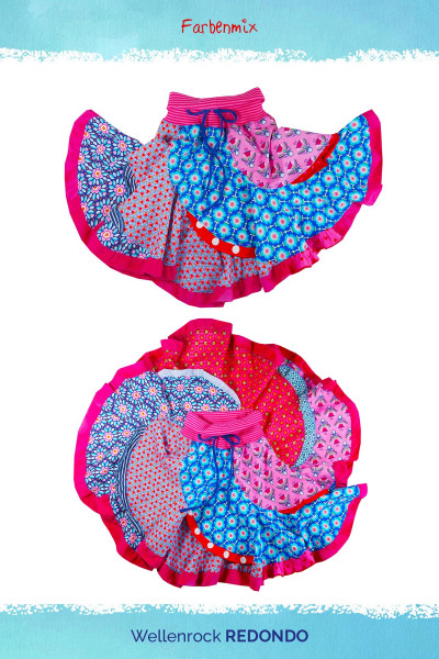 REDONDO, Drehrock, Schnittmuster