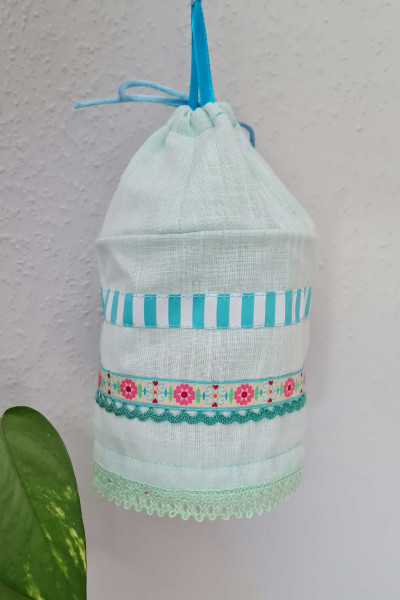 Nähanleitung Deko-Lampenschirm für den Innen- und Außenbereich.