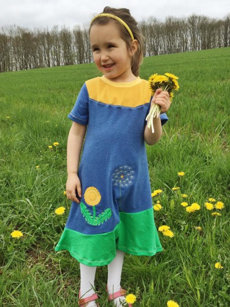 Kinderkleid aus Jersey nähen