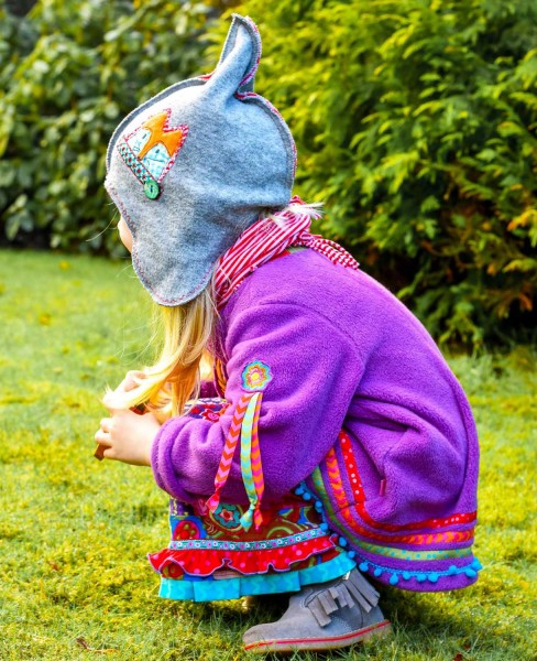 Schnittmuster Kindermütze mit Ohrenklappen