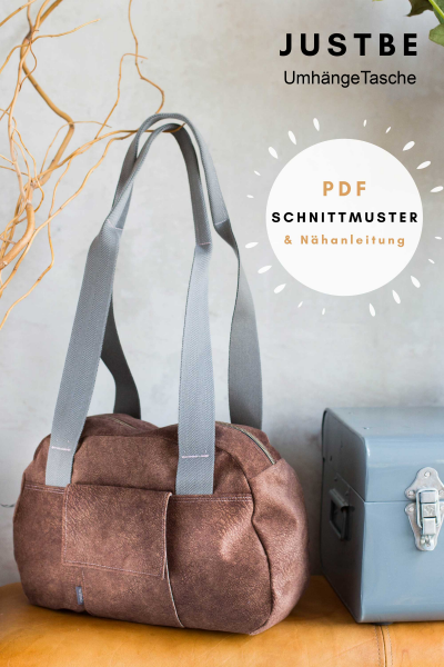 JustBe, Umhängetasche, Ebook-Schnittmuster