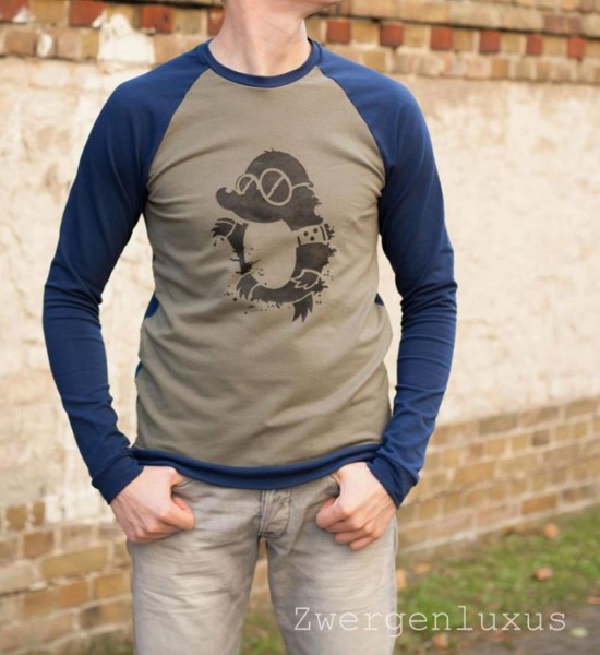Mister Raglan, Herrenshirt mit Raglanärmeln, Schnittmuster