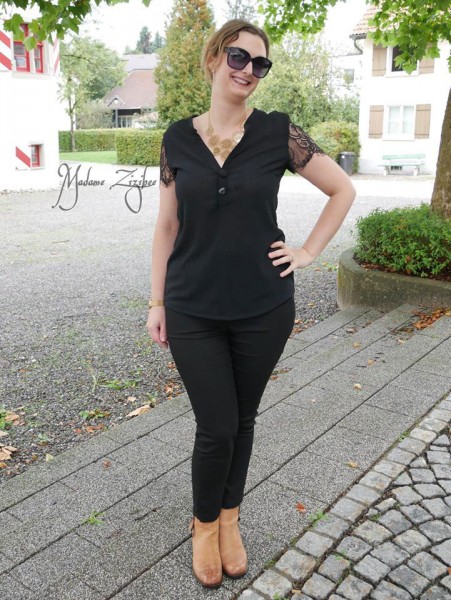 Lady Cassidy, Damentunika aus Webware, Schnittmuster