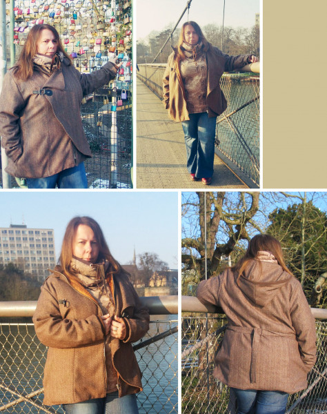 Carla XL Plus-Size-Jacke, Schnittmuster