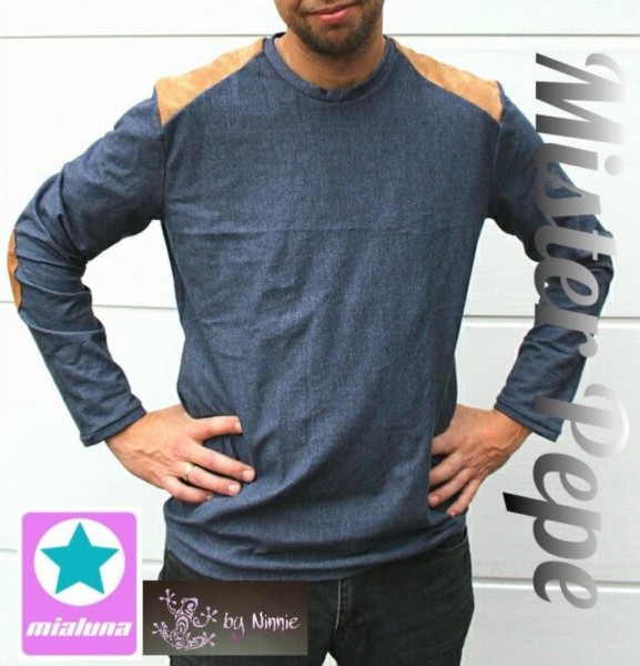 Mister Pepe, Herrenshirt mit Schulterpasse, Schnittmuster