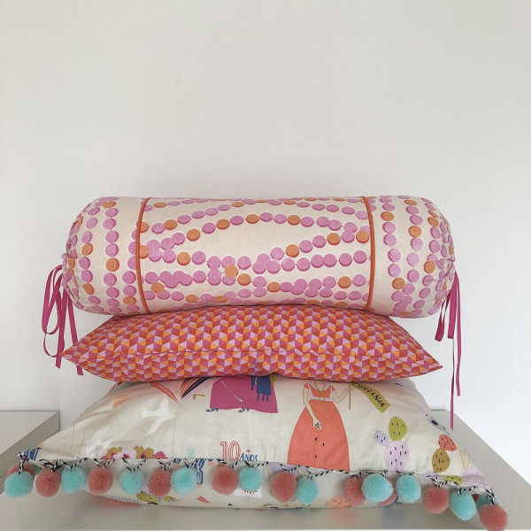 Kissenhülle und Nackenrolle selber nähen, Ebook-Schnittmuster zum Downloaden