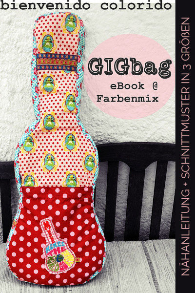 PDF-Ebook Gitarrentasche "GigBag" Anleitung und Schnittmuster